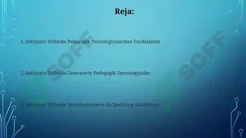 Inklyuziv Ta'limda Pedagogik Texnologiyalardan Foydalanish 2