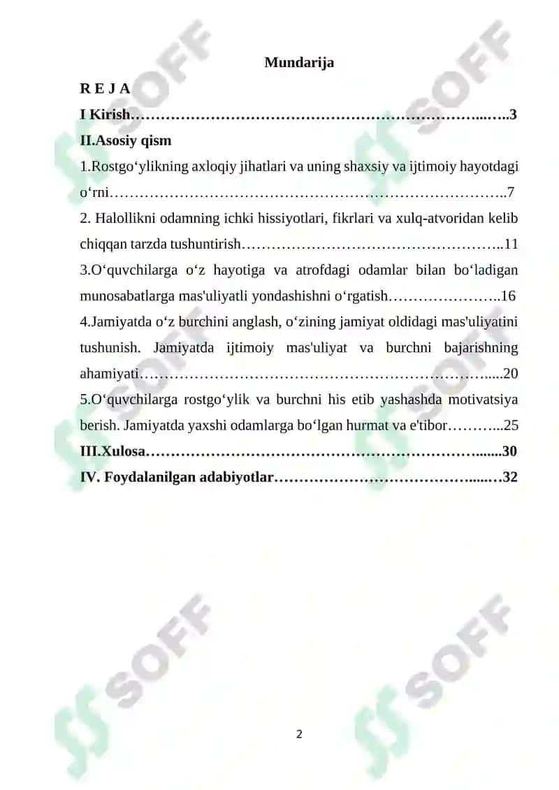 Shaxsga yoʻnaltirilgan texnologiyalar asosida Rostgoʻylik va burchni his etib yashash mavzusini oʻqitish 2