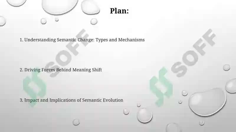 Understanding Semantic Change: Types and Mechanisms 2