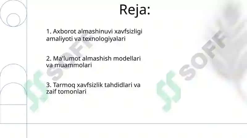 Internet orqali ma’lumotlar almashish va tarmoqda axborot xavfsizligini ta’minlash 2