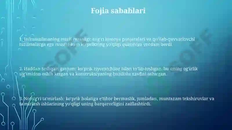 Orol Fojiasi, Sabab Va Oqibatlari 2