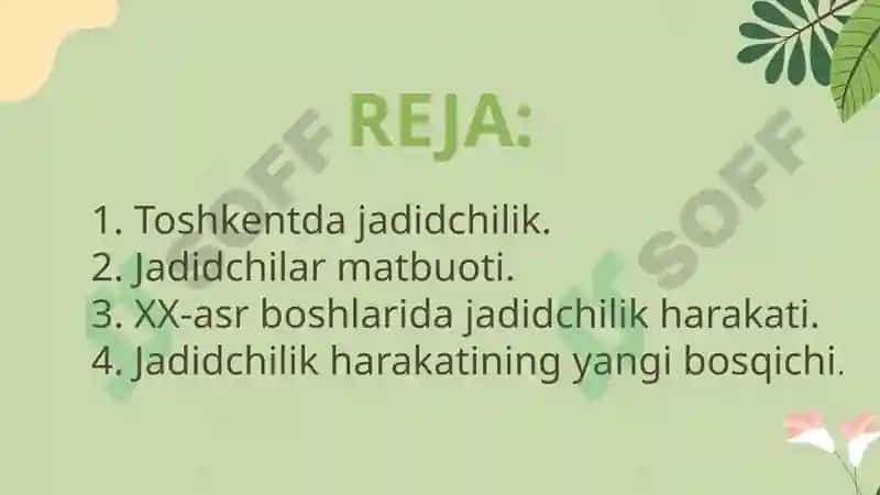Jadidchilik Harakati 2