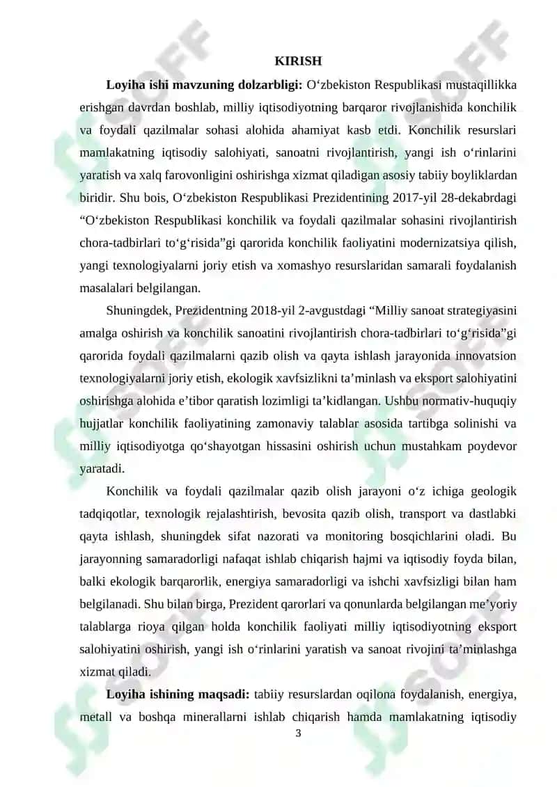 Konchilik va foydali qazilmalar tushunchasi va ahamiyati 2