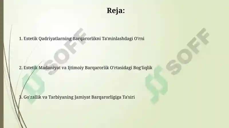 Estetik Idrok va Psixologik Barqarorlik 2