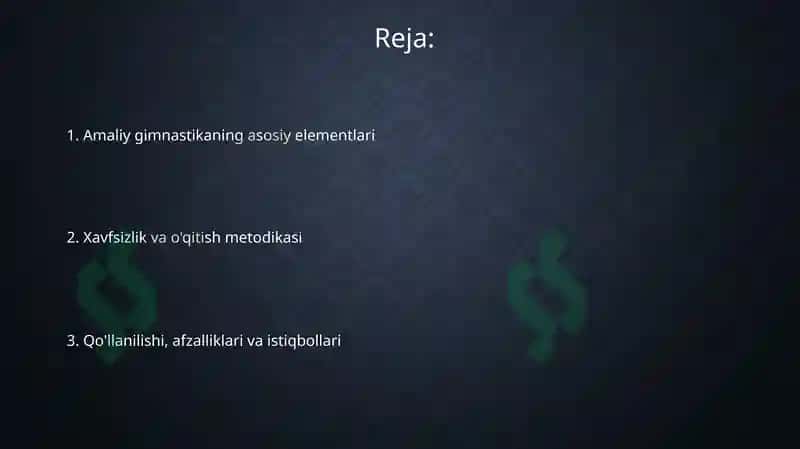 Amaliy gimnastikaning xususiyatlari 2