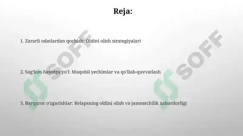 Zararli odatlardan saqlanish va oldini olish usullari 2
