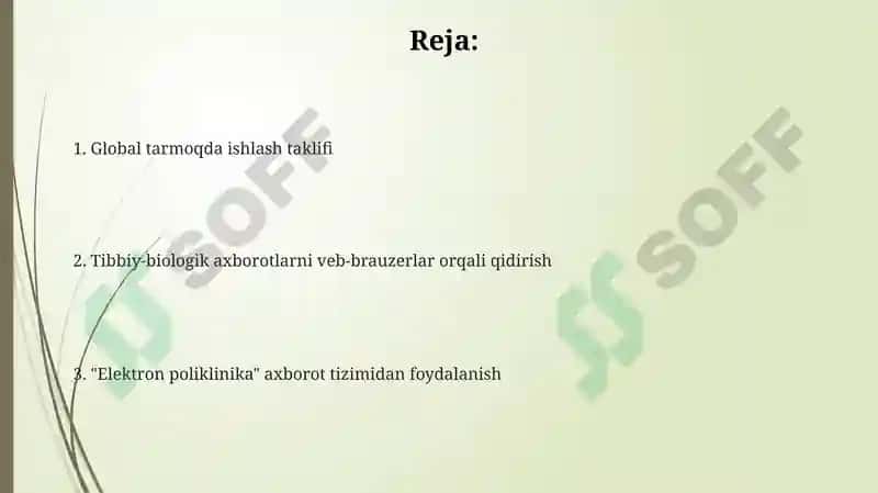Global tarmoqda ishlash taklifi 2