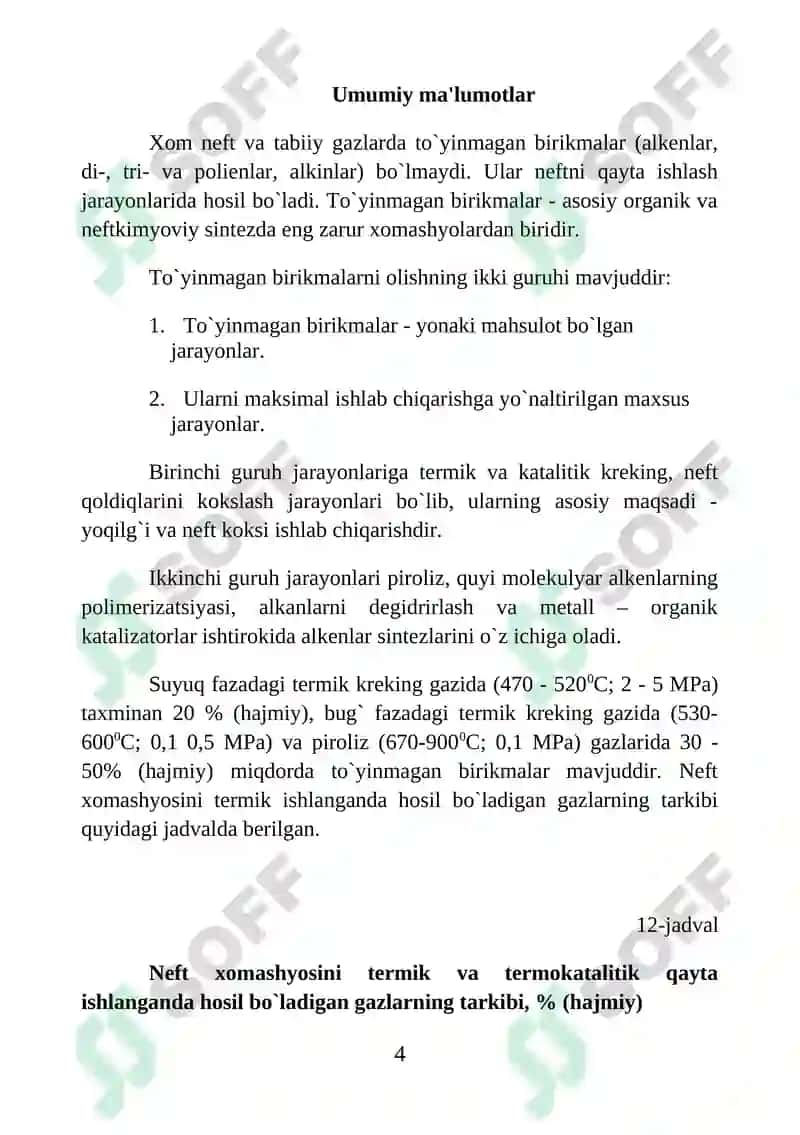 To`yinmagan uglevodorodlar 2