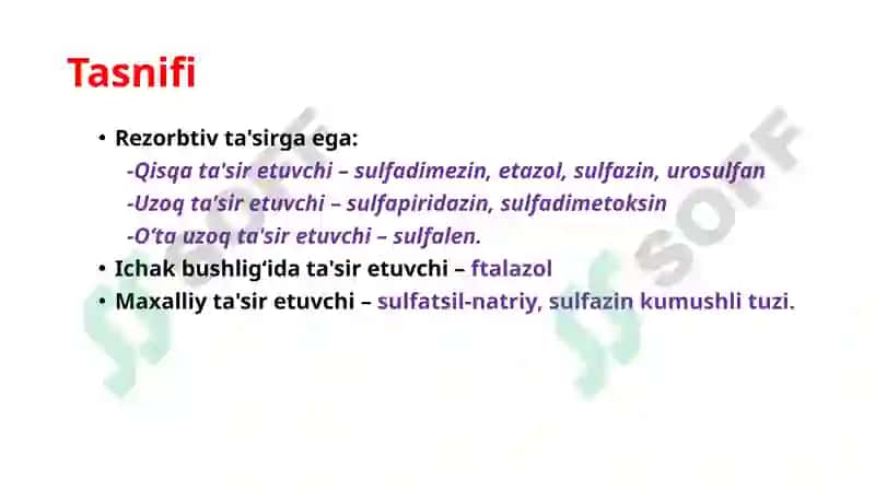 Stomotologiyayo’nalishi23-06guruhtalabasiNormo’minovaDilrabosulfanilamiddori vositalari 2