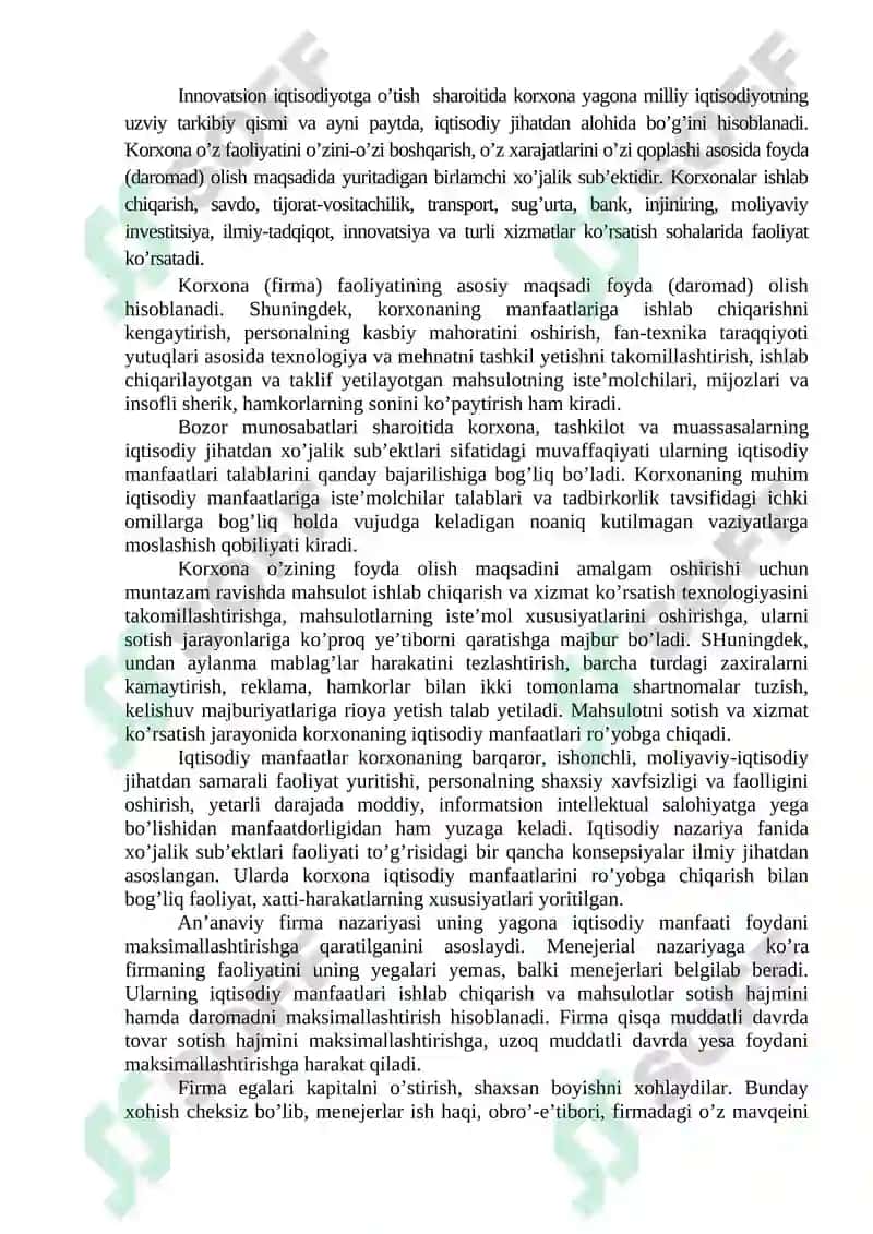Xo‘jalik Yurituvchi Sub'ektlar Iqtisodiy Xavfsizligi 2