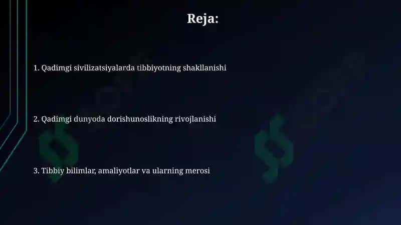 Qadimgi dunyoda tibbiyot va farmatsiya rivoji 2