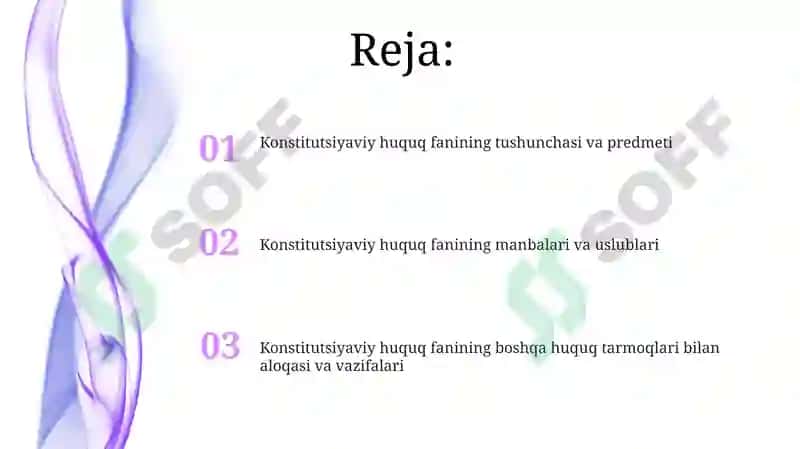 Konstitutsiyaviy Huquq Fanining Predmeti va Tushunchasi 2