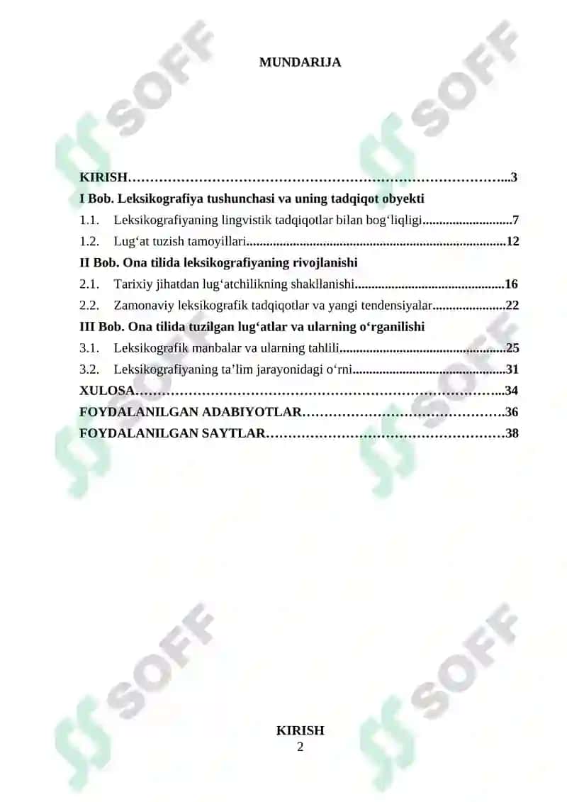 Ona tili va oʻqish savodxonligi va uni oʻqitish metodikasi 2