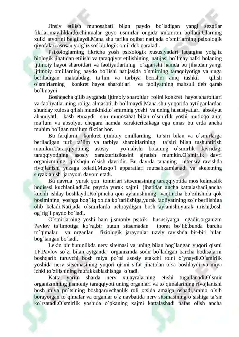 O’smirlik davrida psixik rivojlanish xususiyatlari 2