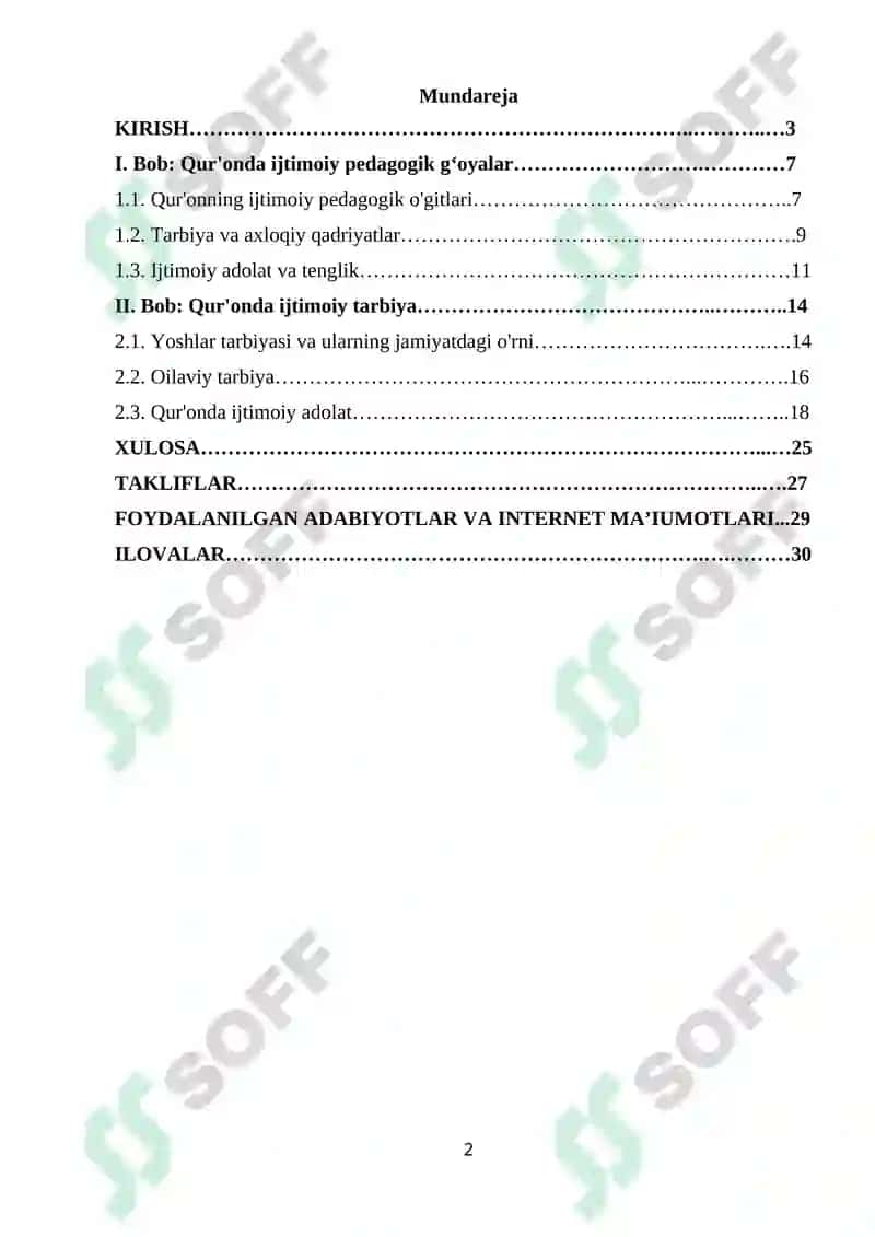 Qur'oni Karimda Ijtimoiy Pedagogik Gʻoyalar 2