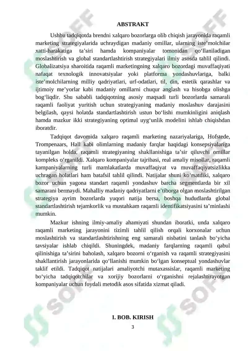 Xalqaro Bozorlarda Raqamli Marketing Strategiyasi 2