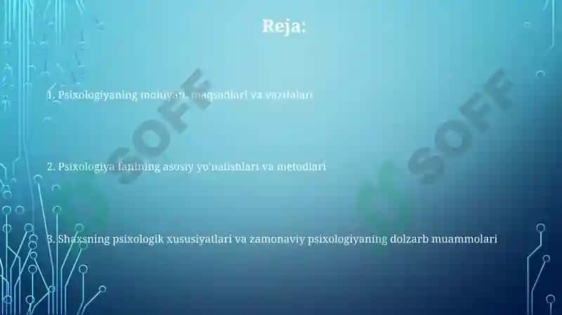Psixologiya predmeti maqsad va vazifalari 2