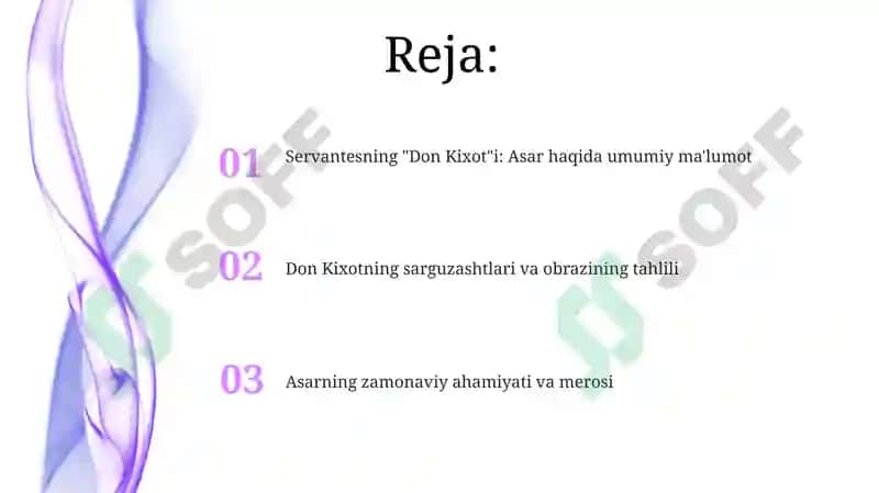 Servantesning"Don Kixot"asari 2