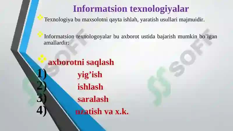 Texnik tizimlarda axborot texnologiyalari 2