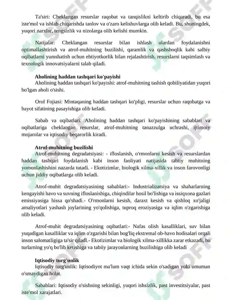 Orol Fojiasi, Sabab Va Oqibatlari 2