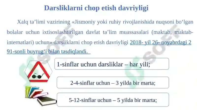 Darsliklar va o‘quv dasturlar 2