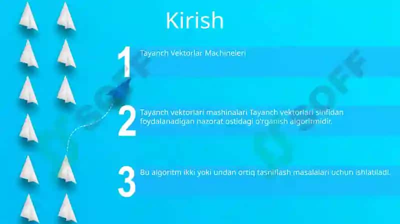 Tayanch Vektorlar Mashinalari 2