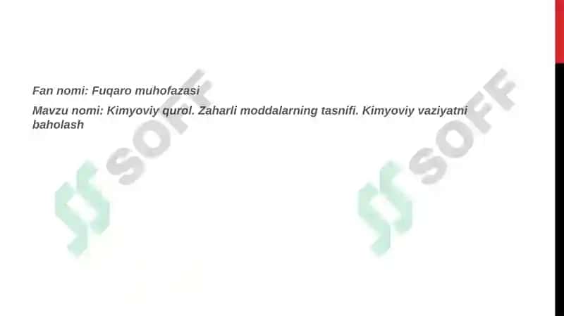 Kimyoviy qurol 2