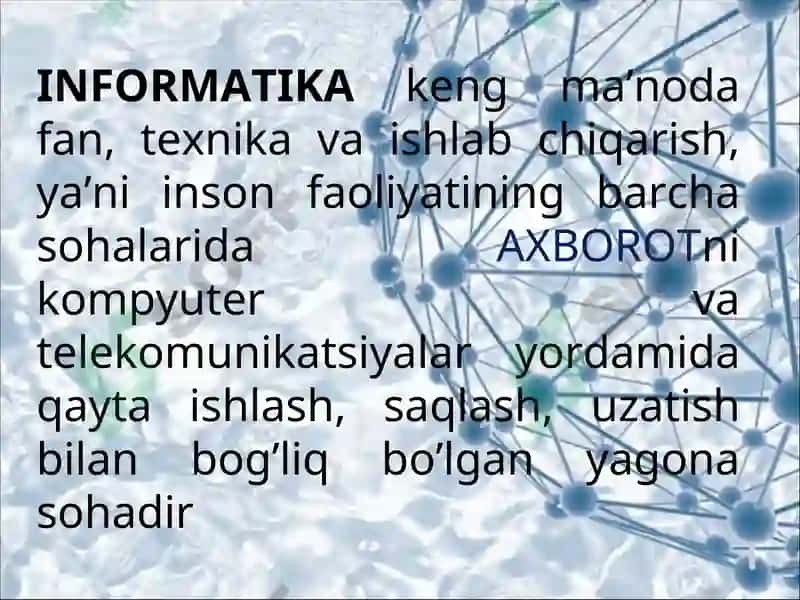KIBER MAKON VA BIZ 2
