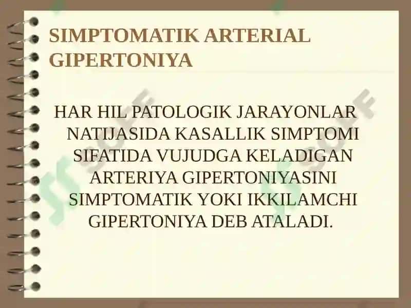 SIMPTOMATIK ARTERIAL GIPERTONIYA 2