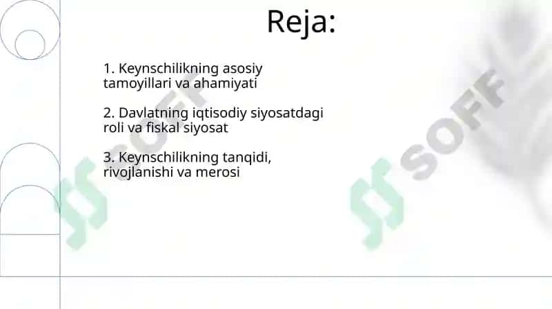 Keyns va Keynschilik ta'limoti 2