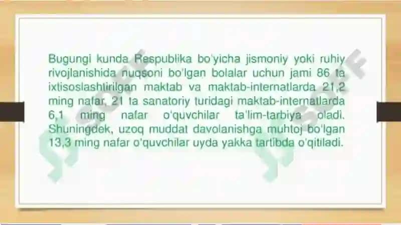 ALOHIDA YORDAMGA MUHTOJ SHAXSLARNI INKLYUZIF TA'LIM KONSEPSIYASINING MOHIYATI 2