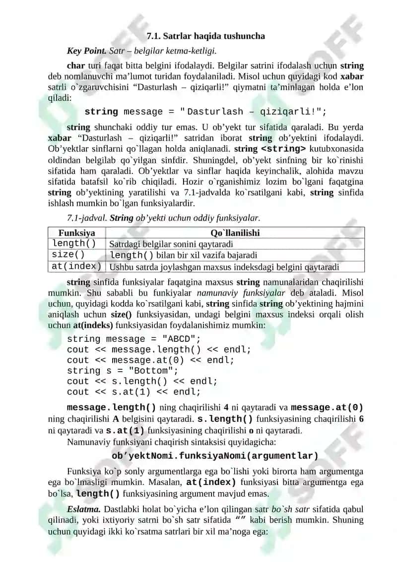 Matematik funksiyalar. Simvollar va Satrlar 2