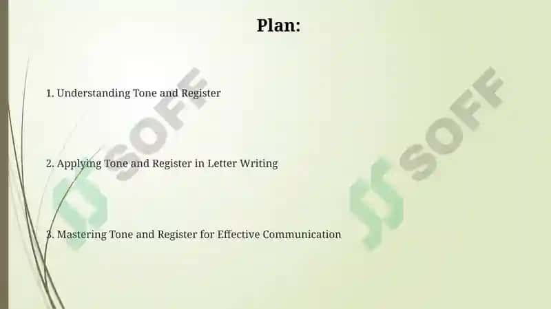 Tone and Register in Letter Writing 2