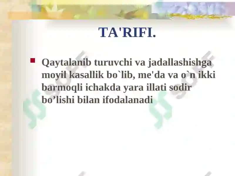 ME'DA VAO`N IKKIBARMOQLIICHAK YARAKASALLIGI 2