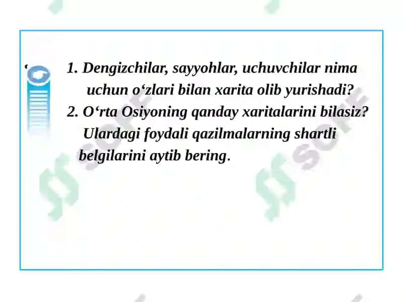 Xaritalarning Turlari va Ulardan Foydalanish 2