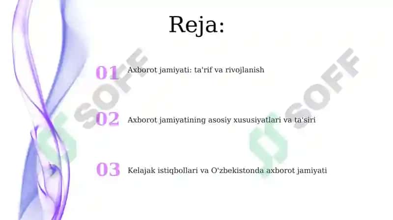 Axborot jamiyatining asosiy xususiyatlari va ta'siri 2