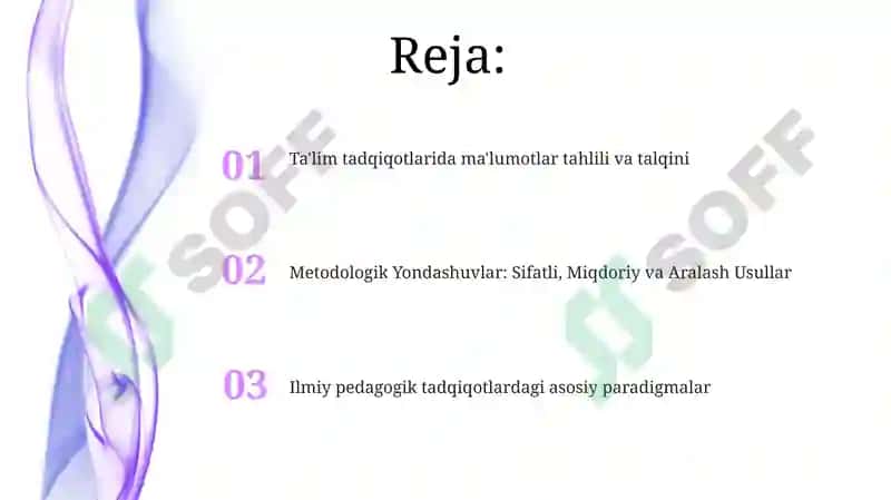 Ilmiy pedagogik tadqiqotlar metadologiyasi va metodlari 2