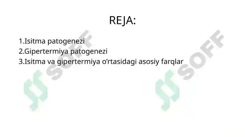 Isitmani gipertermiyadan farqlovchi xossalari 2