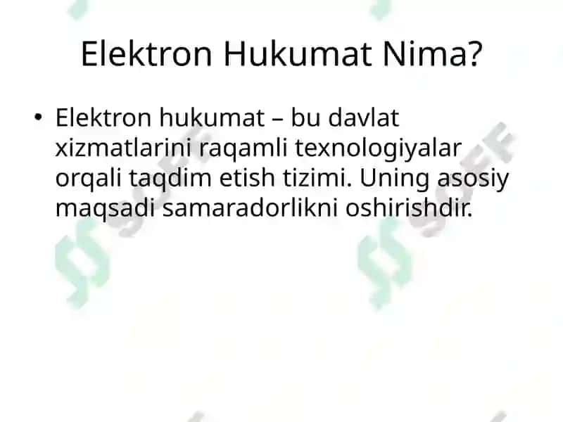 Elektron Hukumat Ilovalari 2
