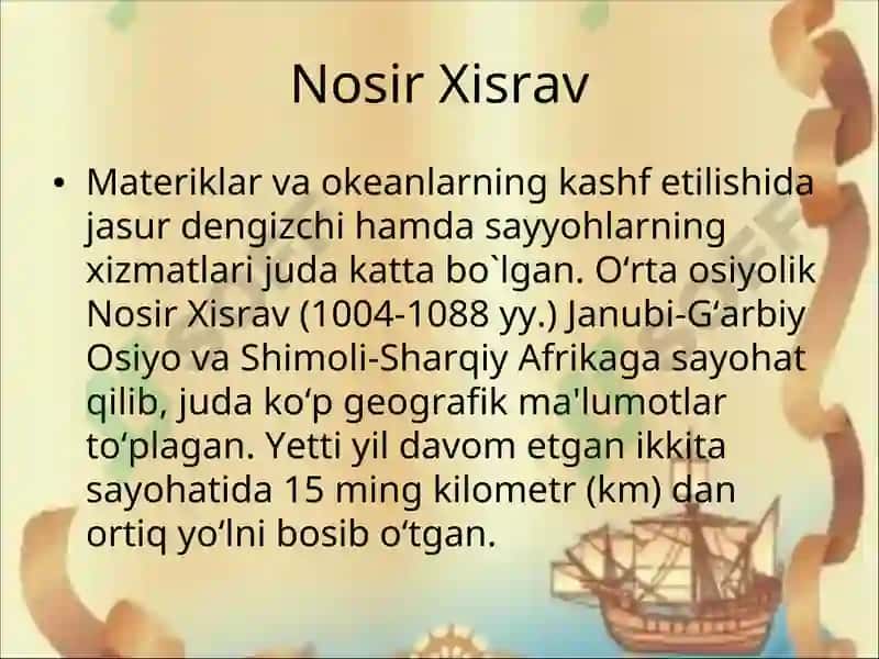 Yer yuzining kashf etilishi va o`rganilishi 2