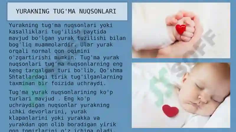 Yurakning tug'ma nuqsonlari 2