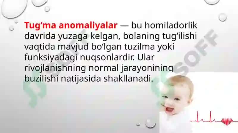 Tug’ma Anomaliyalar. Chala tug’ilganlardagi buzilishlar 2