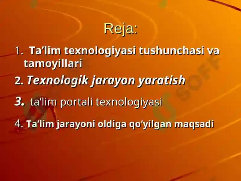 Ta’lim portalini yaratish texnologiyasi 2