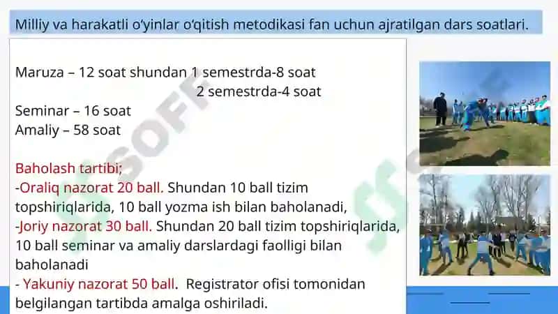 Milliy va harakatli o‘yinlar o‘qitish metodikasi 2