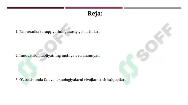 Fan-texnikataraqiyotivainnovatsionfaoliyat 2
