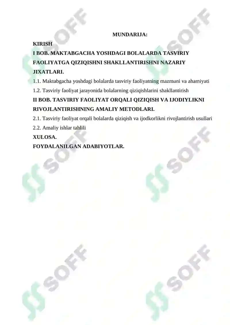 Maktabgacha yoshdagi bolalarda tasviriy faoliyatga bo’lgan qiziqishni shakllantrish yo’llari 2
