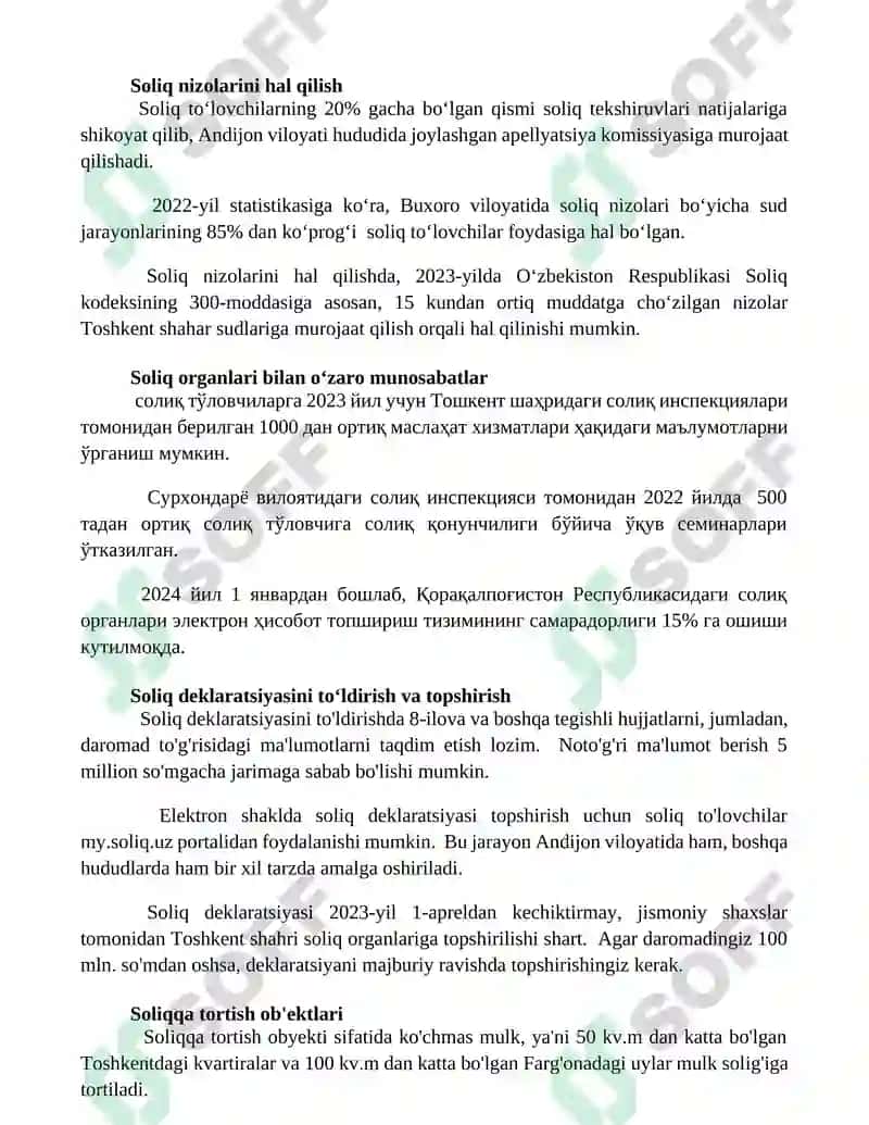 Jismoniy shaxslarni soliqqa tortish 2
