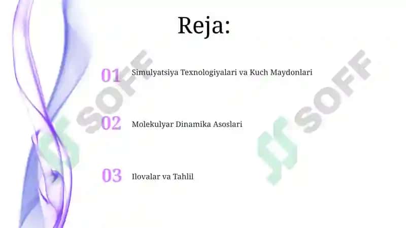 Molekulyar Dinamika Asoslari 2