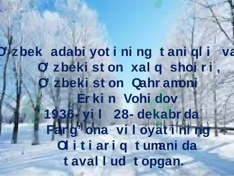O’zbegimning asli shoiri 2