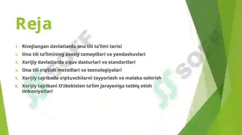 Ona Tili Ta'limida Rivojlangan Xorijiy Davlatlar Tajribasi 2